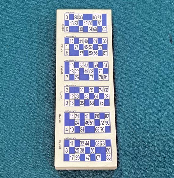Imagen de Serie Bingo 2016 Cartones Azul